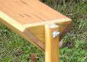 Little Deer Feeder only requires one attaching bolt for the leg